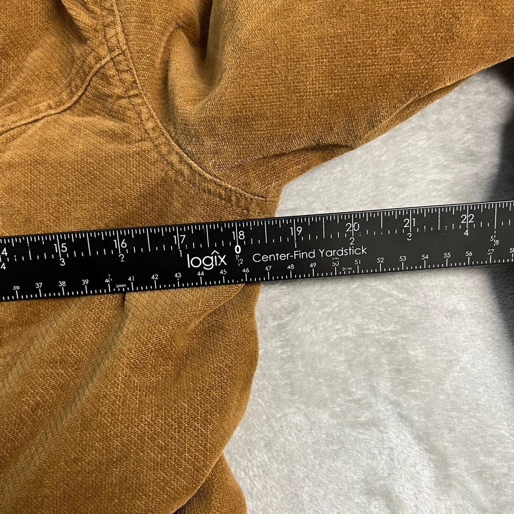 Vintage Abercrombie & Fitch Penny Lane Womens M Sherpa Lined Velvet Jacket Brown - Picture 9 of 12